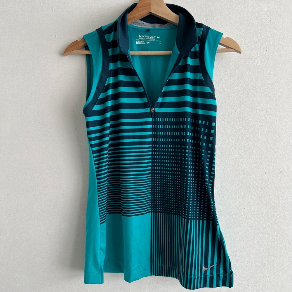 Nike Golf Tour Performance sleeveless polo shirt. Size small.